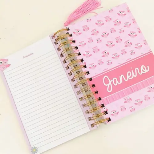Agenda Personalizada Corujinha