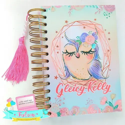 Agenda Personalizada Corujinha