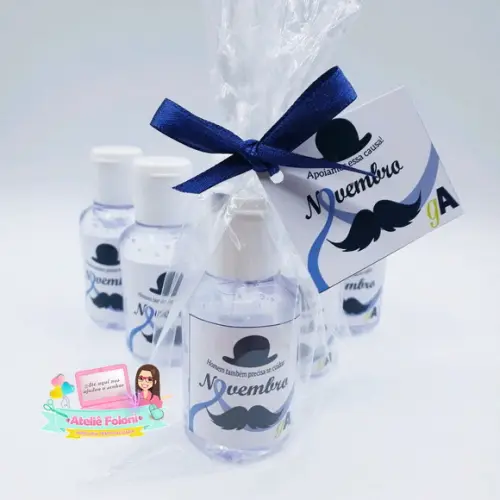 Álcool Gel Personalizado Novembro Azul