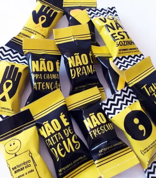 Bala Personalizada Setembro Amarelo