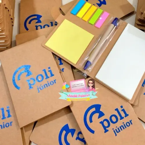 Bloco de Anotações com Autoadesivos Personalizado