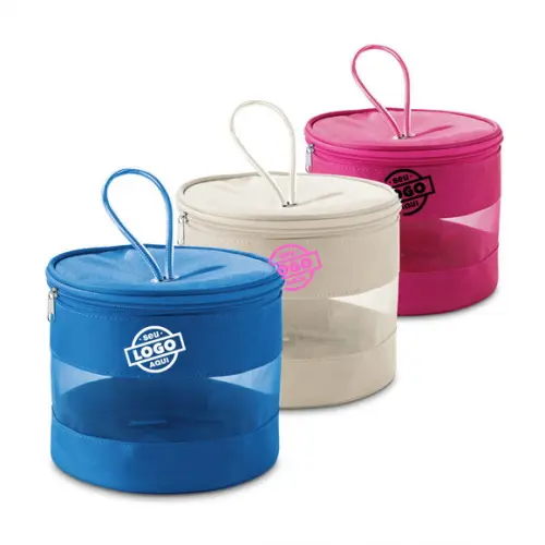 Bolsa Redonda Necessaire com Tela Personalizada