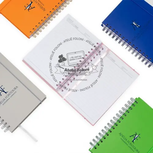 Caderno Couchê Capa Dura Personalizado