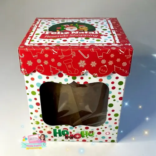 Caixa com Mini Panetone/chocotone Bauducco Corporativo