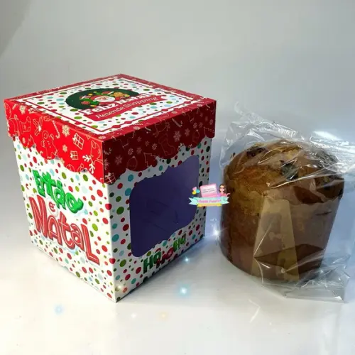 Caixa com Mini Panetone/chocotone Bauducco Corporativo