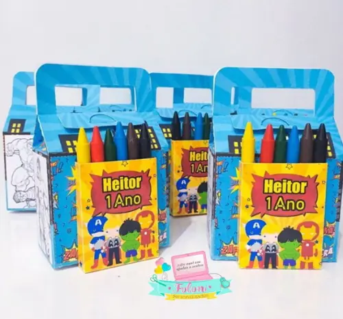 Caixa Maletinha de Colorir para Giz