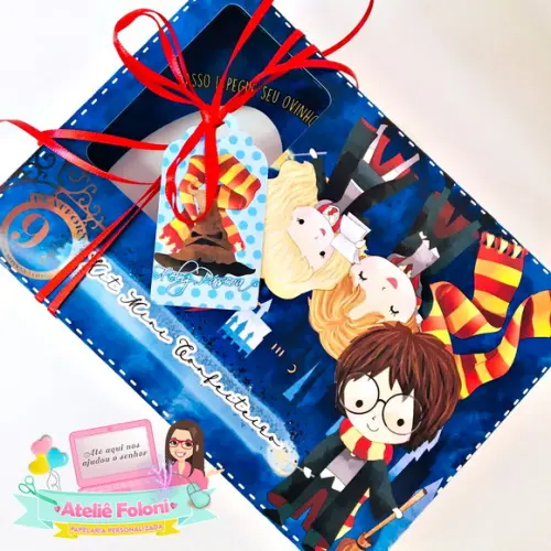 Caixa Mini Confeiteiro Harry Potter (somente a caixa)