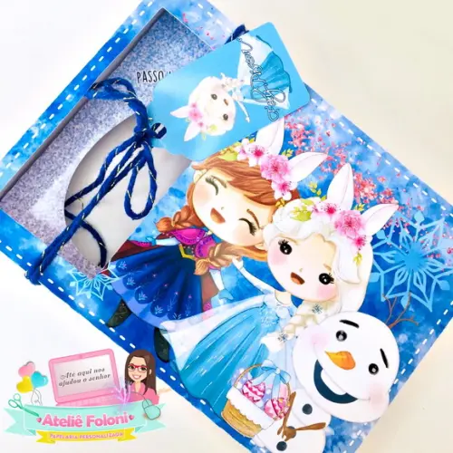 Caixa Mini Confeiteiro Frozen (somente a caixa)