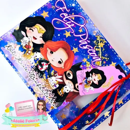 Caixa Mini Confeiteiro Heroínas (somente a caixa)