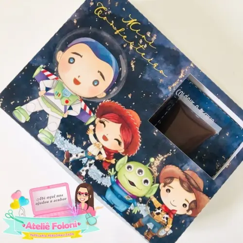 Caixa Mini Confeiteiro TOY STORY (somente a caixa)