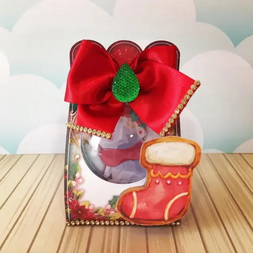 Caixa para Bolinha Personalizada de natal