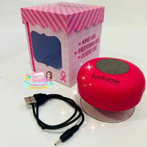 Caixinha de Som a Prova de Água com Caixa Personalizada