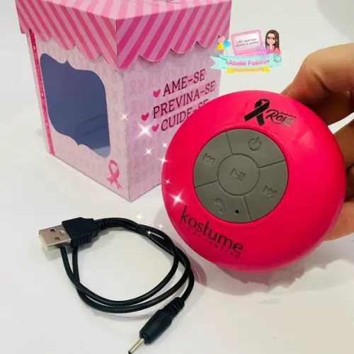 Caixinha de Som a Prova de Água com Caixa Personalizada
