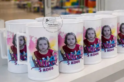 Caneca de Chop 500ml em Acrílico Personalizada