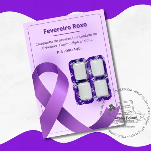 Card com Chilcete Uva Fevereiro Roxo
