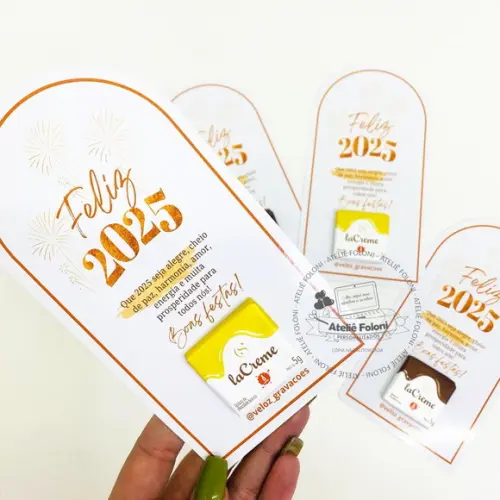 Card para 1 Chocolate Cacau Show 5gramas