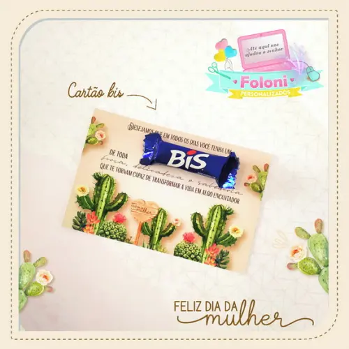 Cartão Bis Dia das Mulheres