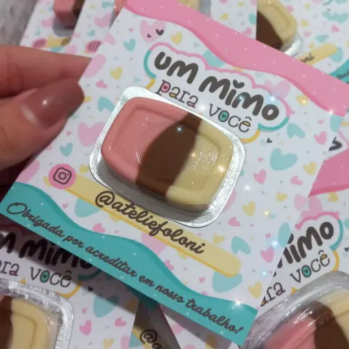 Cartão com Chocolate Brinde Cliente