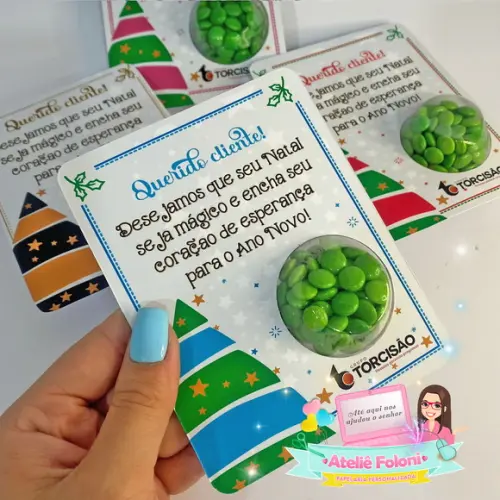 Cartão Personalizado com Blister para Doces