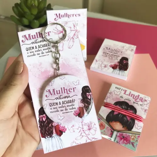 Chaveiro com Card Personalizado