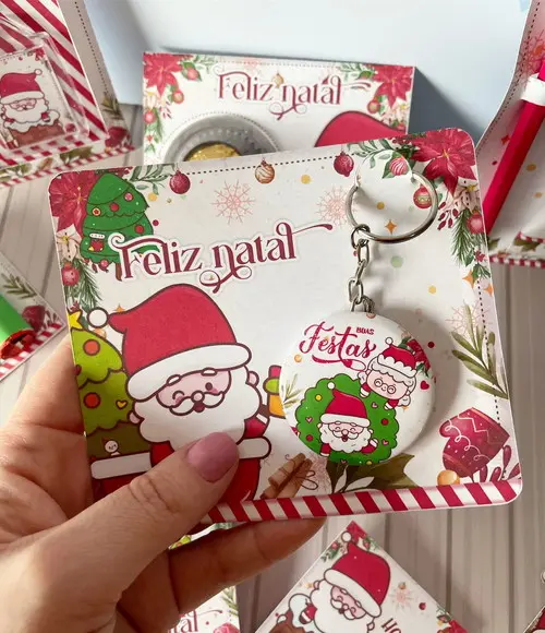 Chaveiro com Card Personalizado