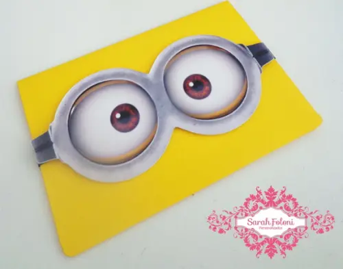 Convite Pop Up Minions