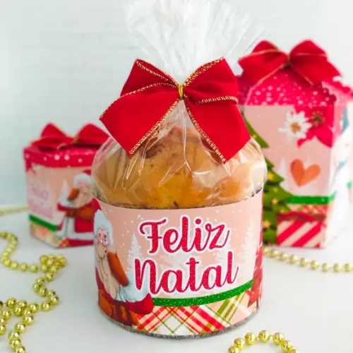 Faixa para Panetone Natal