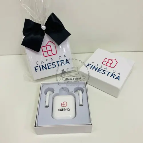 Fone Bluetooth Personalizado Embalado com Laço