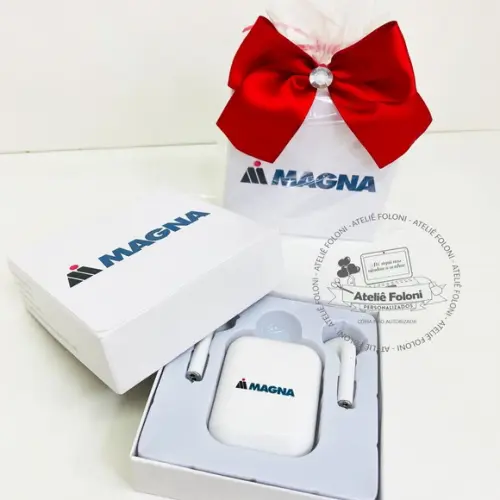 Fone Bluetooth Personalizado Embalado com Laço