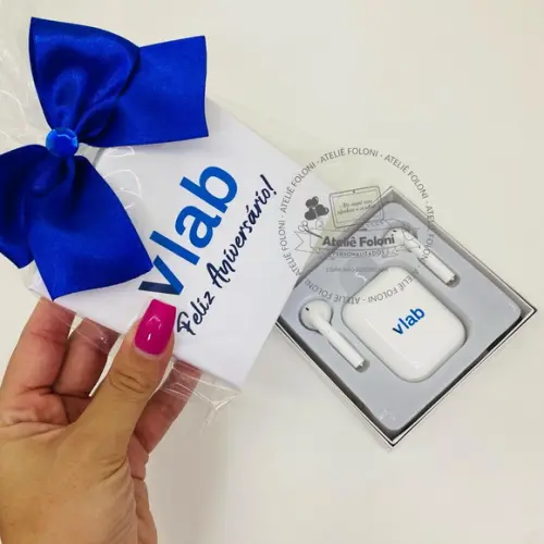 Fone Bluetooth Personalizado Embalado com Laço
