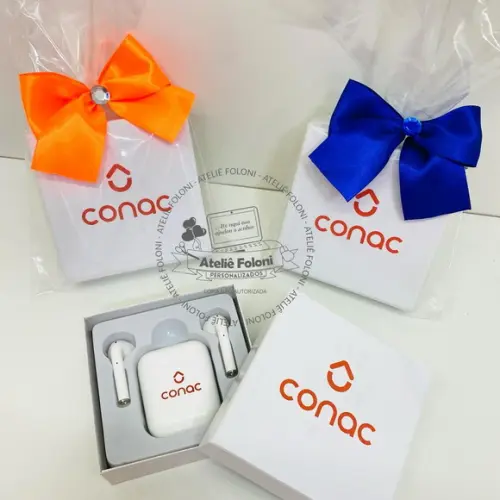 Fone Bluetooth Personalizado Embalado com Laço