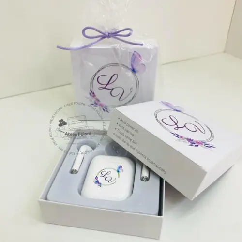 Fone Bluetooth Personalizado sem Saquinho e Fita