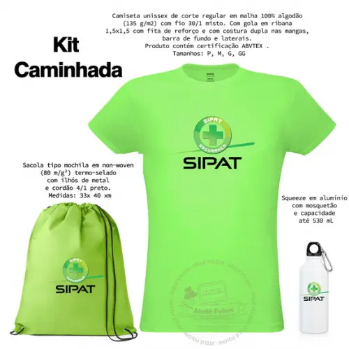 Kit Caminhada Sipat Personalizado
