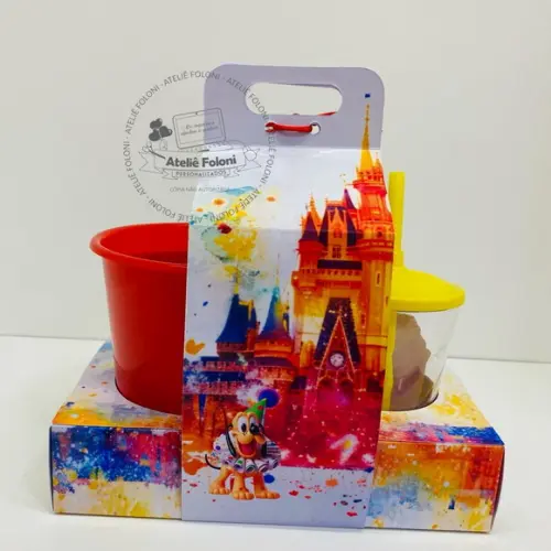 Kit Cinema na Caixa com Alça Disney Aquarela