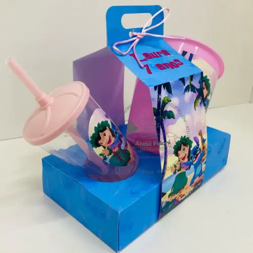 Kit Cinema na Caixa com Alça Lilo e Stitch