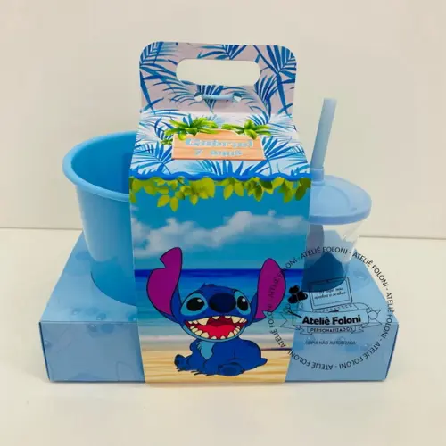Kit Cinema na Caixa com Alça Stitch