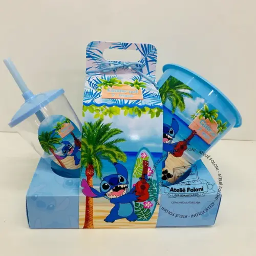 Kit Cinema na Caixa com Alça Stitch