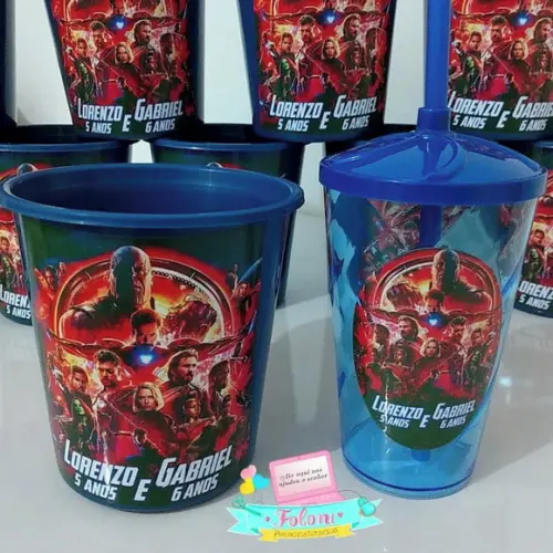Kit cineminha balde + copo