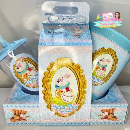 Kit Cineminha na Caixa Alice com Alça