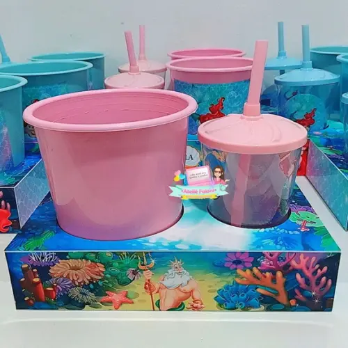 Kit Cineminha na Caixa Ariel (pequena Sereia) sem Alça