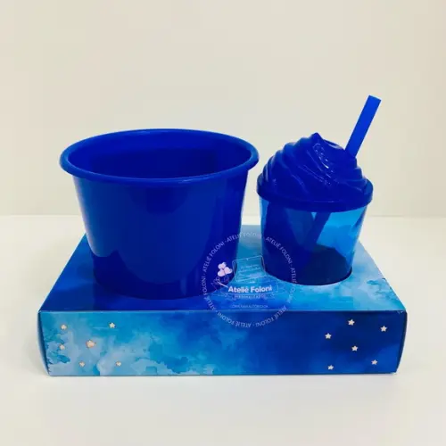 Kit Cineminha na Caixa Astronauta Aquarela