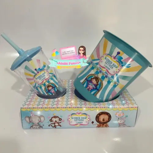Kit Cineminha na Caixa Circo Rosa