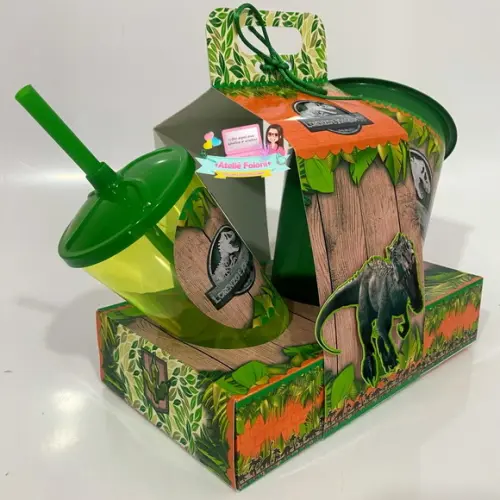 Kit Cineminha na Caixa com Alça Jurassic