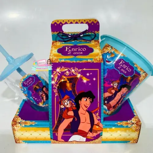 Kit Cineminha na Caixa com Alça Aladdin