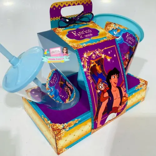 Kit Cineminha na Caixa com Alça Aladdin