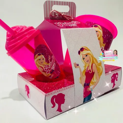 Kit Cineminha na Caixa com Alça Barbie e Ken