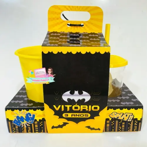 Kit Cineminha na Caixa com Alça Batman