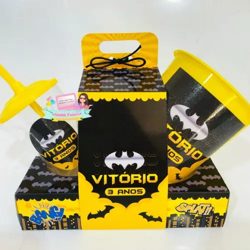 Kit Cineminha na Caixa com Alça Batman