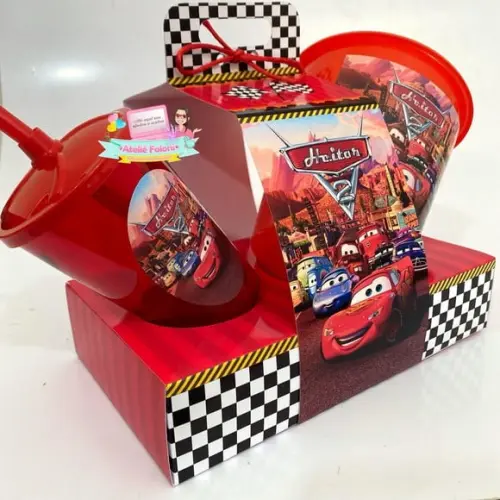 Kit Cineminha na Caixa com Alça Carros