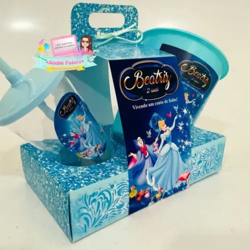 Kit Cineminha na Caixa com Alça Cinderella
